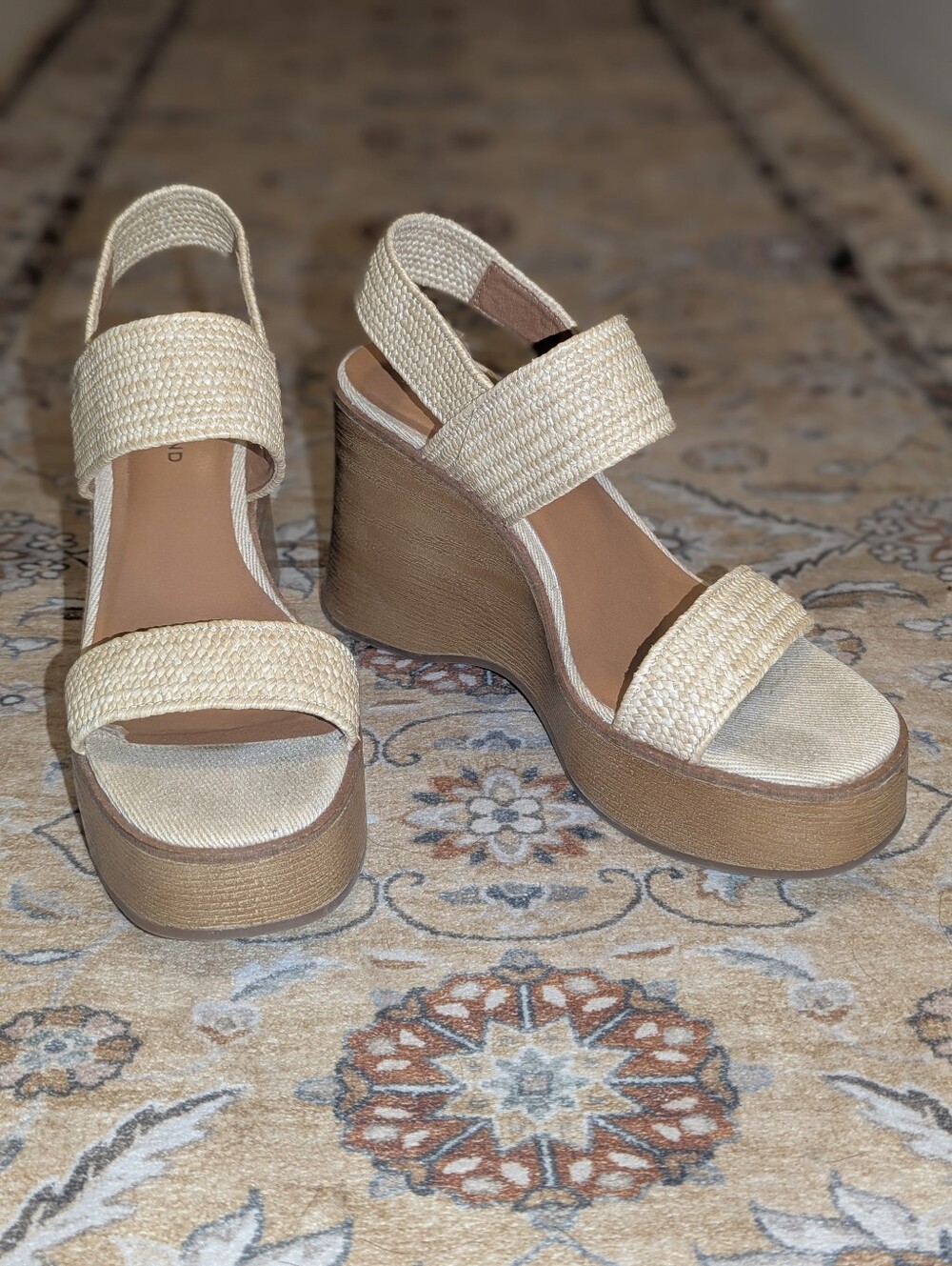 Lucky brand Woven Platform Wedge Sandal
